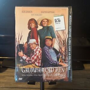 Warner Bros. Grumpier Old Men DVD - Black and Red Cover
